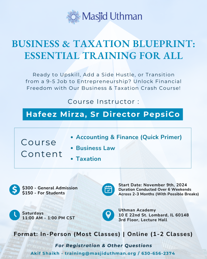 bussiness & Taxation