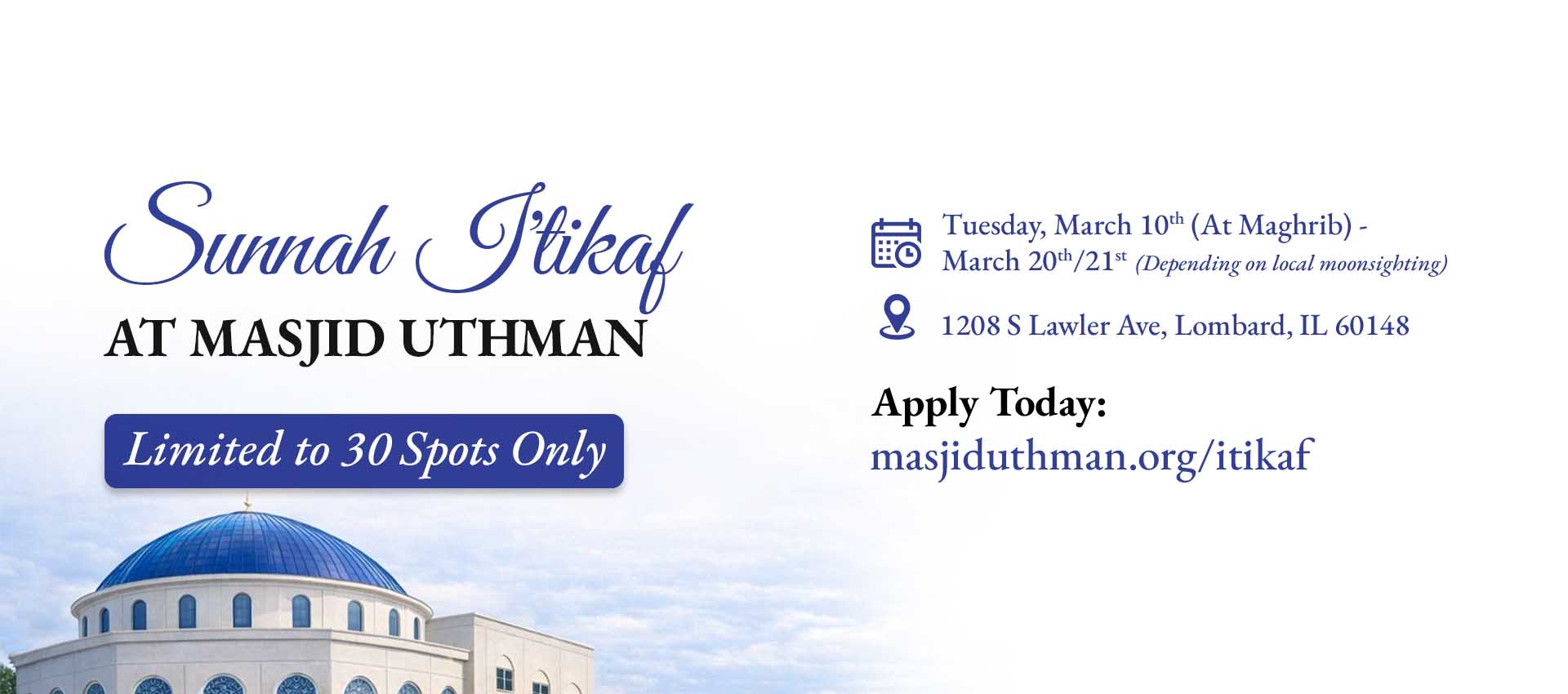 Sunnah Itikaf homepage