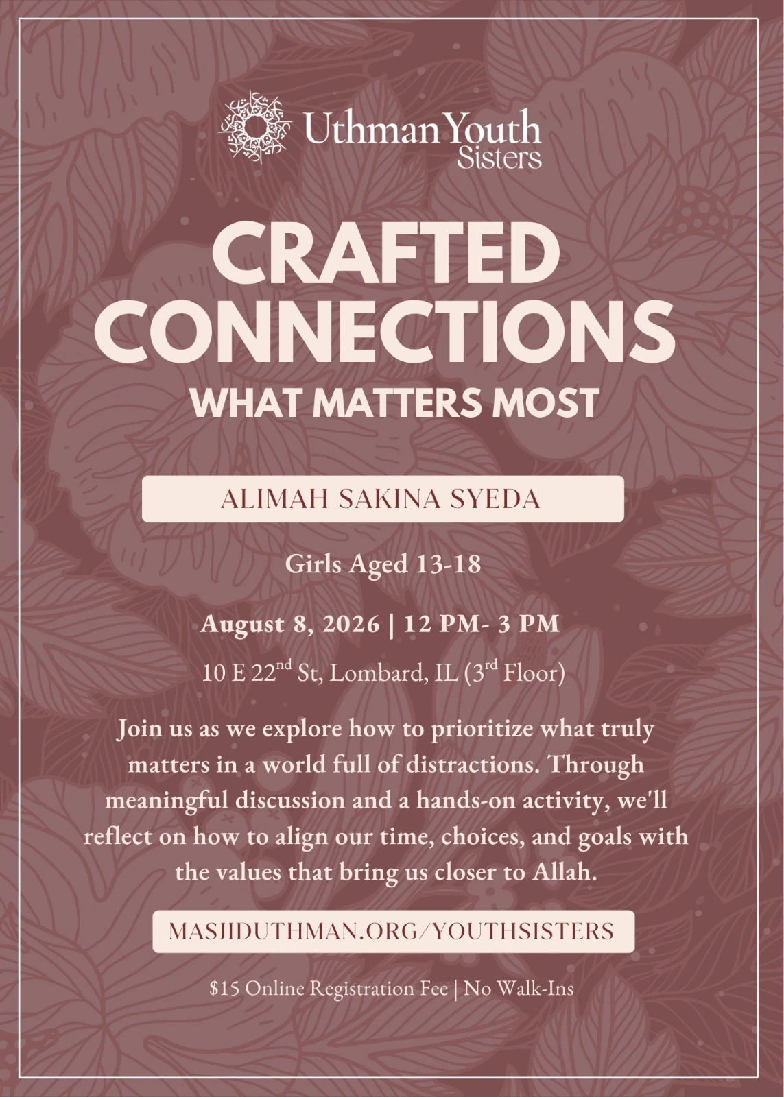 Crafted Connections: What Matters Most