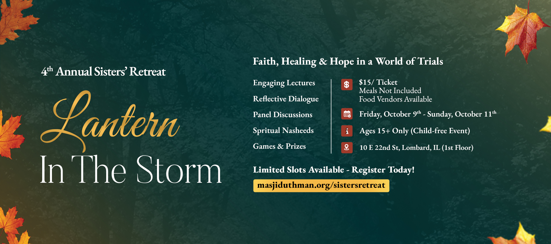 Sisters Retreat Banner desktop size